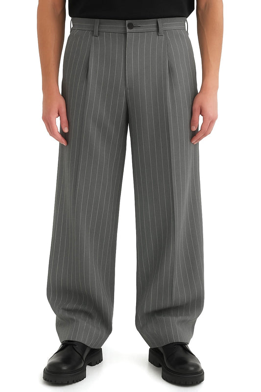 Pinstriped Pants