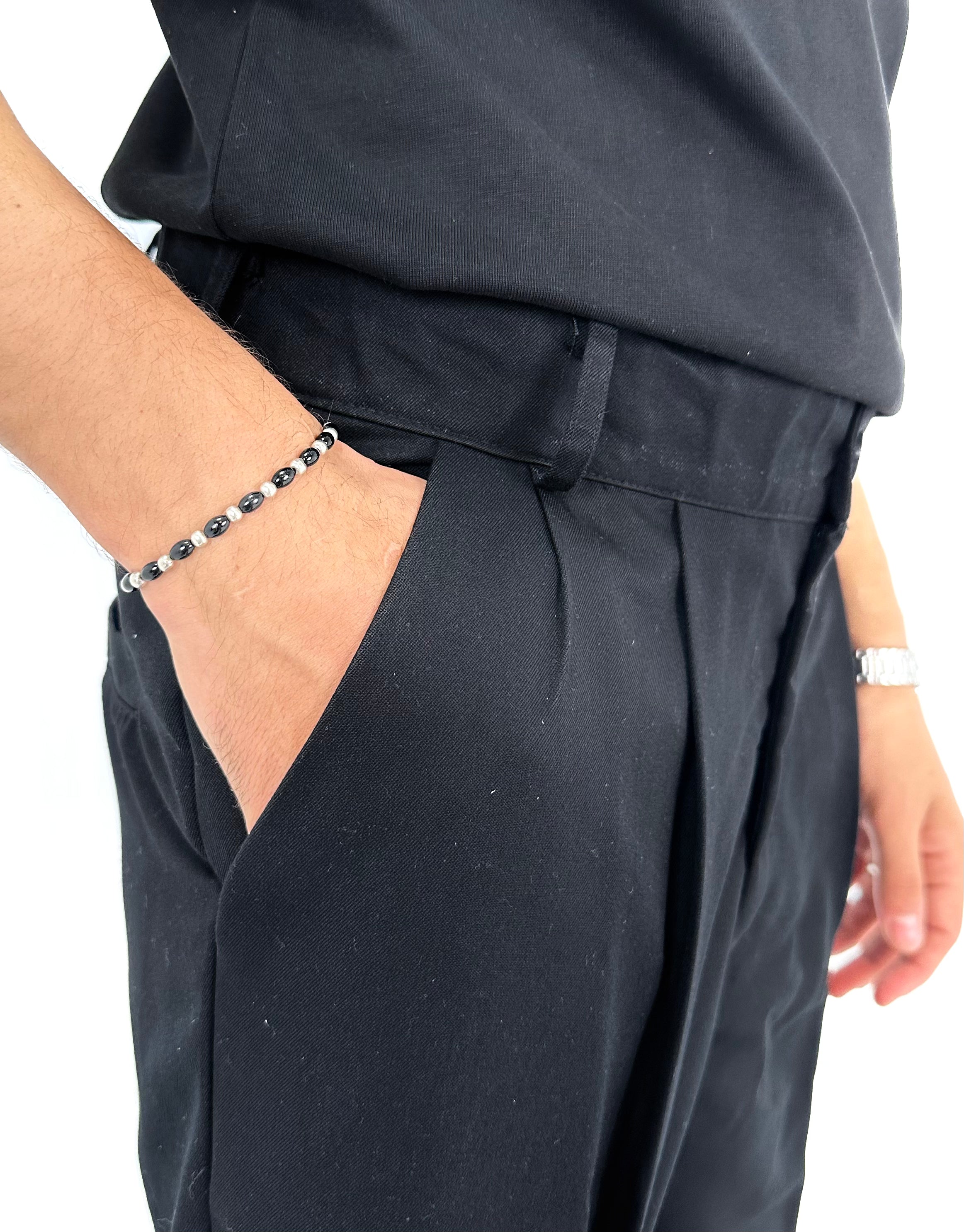 Classic Tailored Trousers – Black